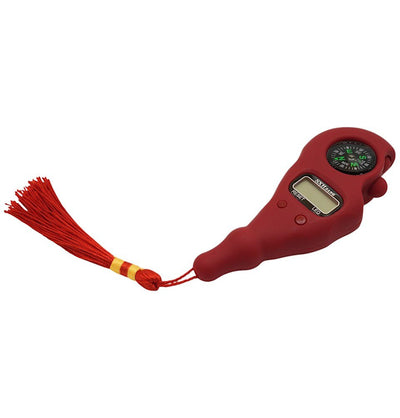 Modefa Tesbih Red Islamic Handheld LED Digital Tesbih Counter with Compass - Red