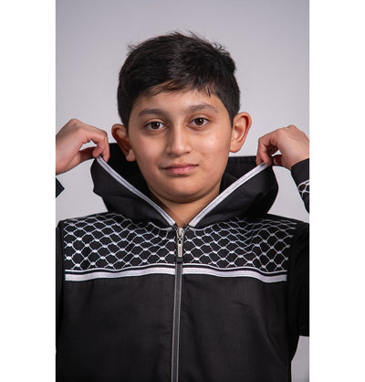 Modefa Thobe Boy’s Full Length Islamic Thobe 235 - Revolt Black