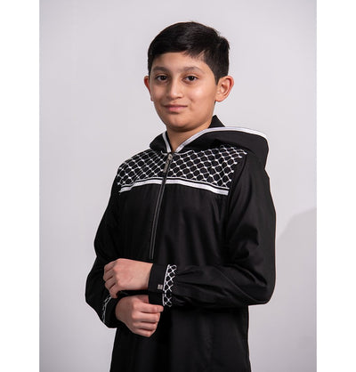 Modefa Thobe Boy’s Full Length Islamic Thobe 235 - Revolt Black