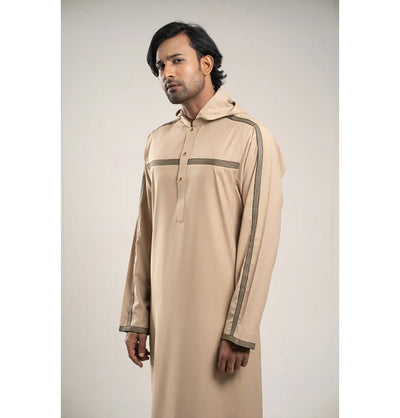 Modefa Thobe Men’s Full Length Islamic Thobe 210 - Desert Brown