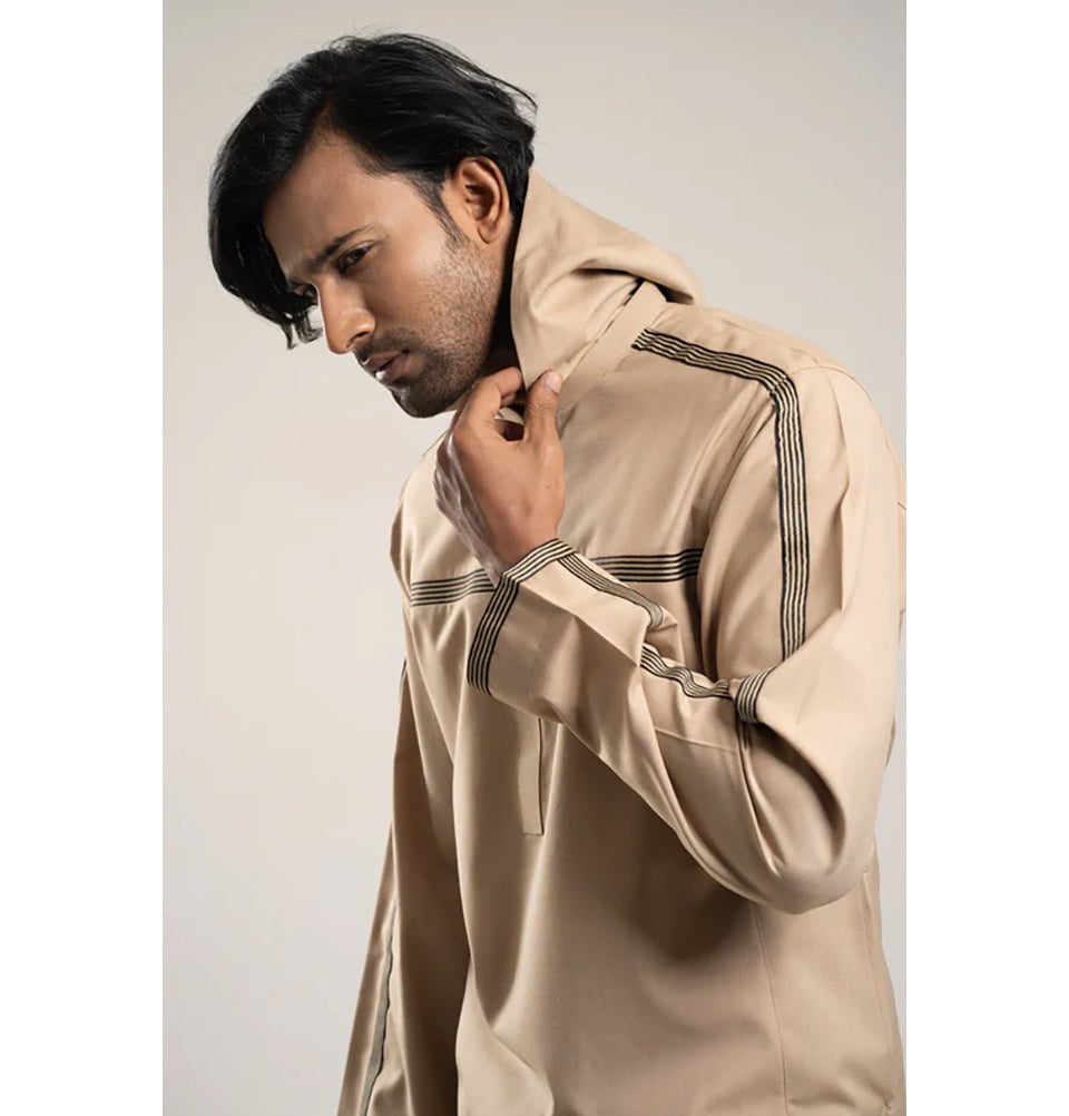Men's Full Length Islamic Thobe 210 - Desert Brown