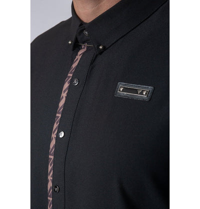 Modefa Thobe XXL Men's Casual Full Length Islamic Thobe LWR23016 Midnight Black