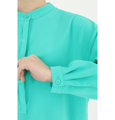 Modefa Tunic Modest Muslim Woman's Posh Tunic 10429 - Aqua Green