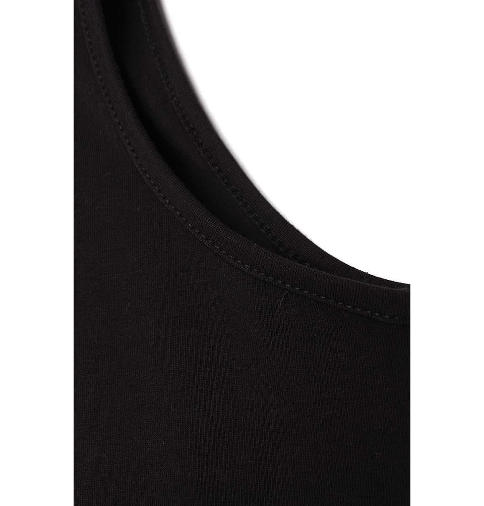 Modefa Tunic Modest Muslim Women's Plus Size Essential Sleeveless Tunic - M16003 Black