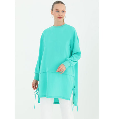 Modefa Tunic Modest Women's Casual Tunic 10424 -Mint Green