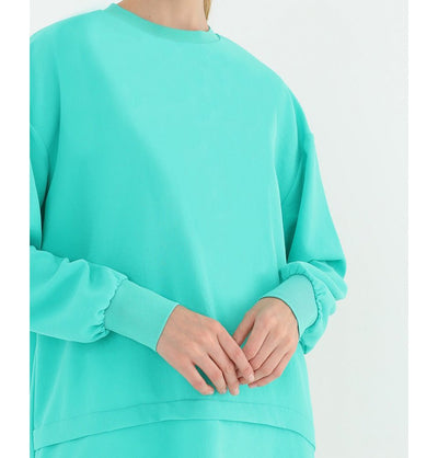 Modefa Tunic Modest Women's Casual Tunic 10424 -Mint Green