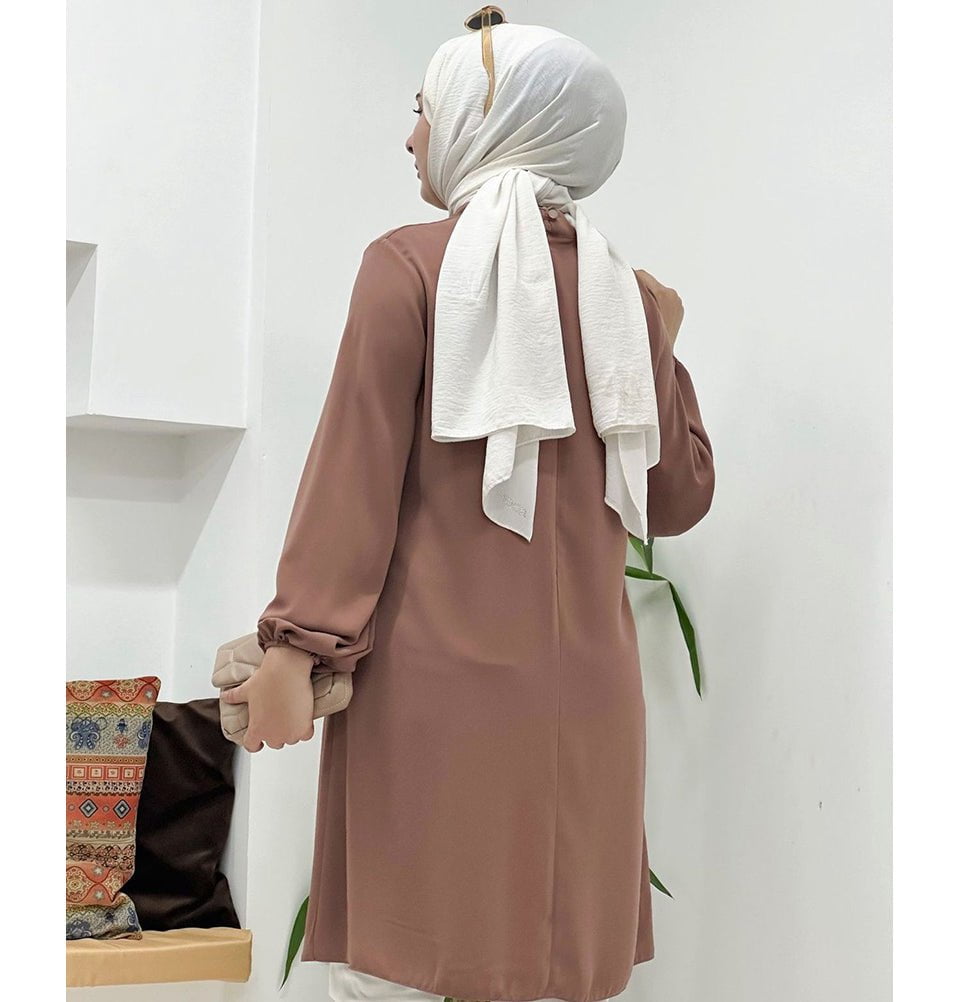 Modest Women's Formal Tunic 40102 - Mink