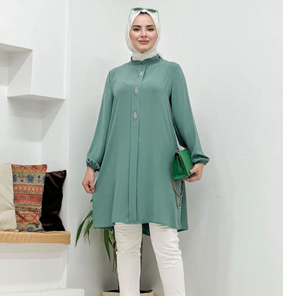 Modefa Tunic Modest Women's Formal Tunic 40102 - Mint