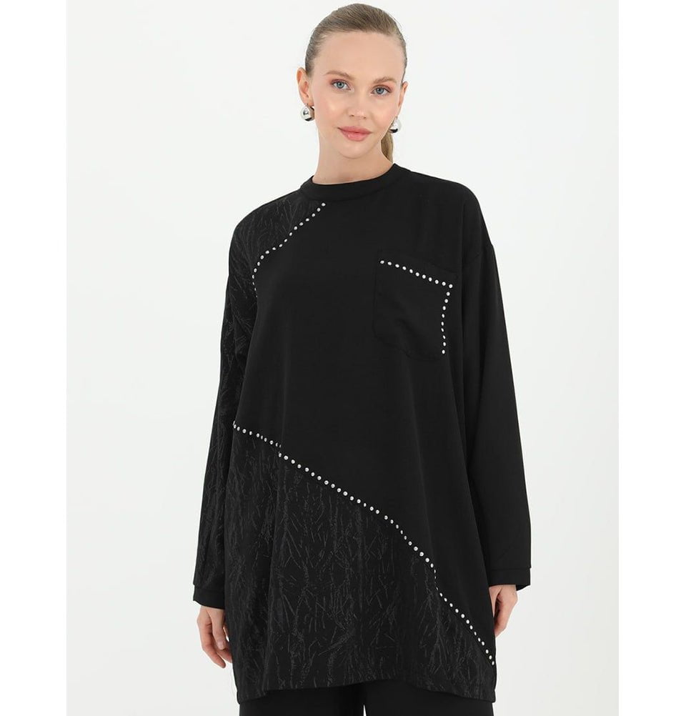 夜*空様 alumu jacquard design 2way tunic to alumu jacquard design