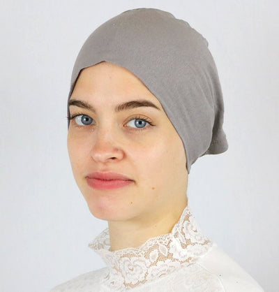 Modefa Underscarf Grey Modefa Non-Slip Cotton Bonnet - Grey