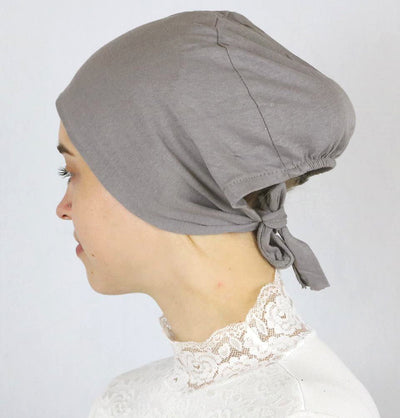 Modefa Underscarf Grey Modefa Non-Slip Cotton Bonnet - Grey