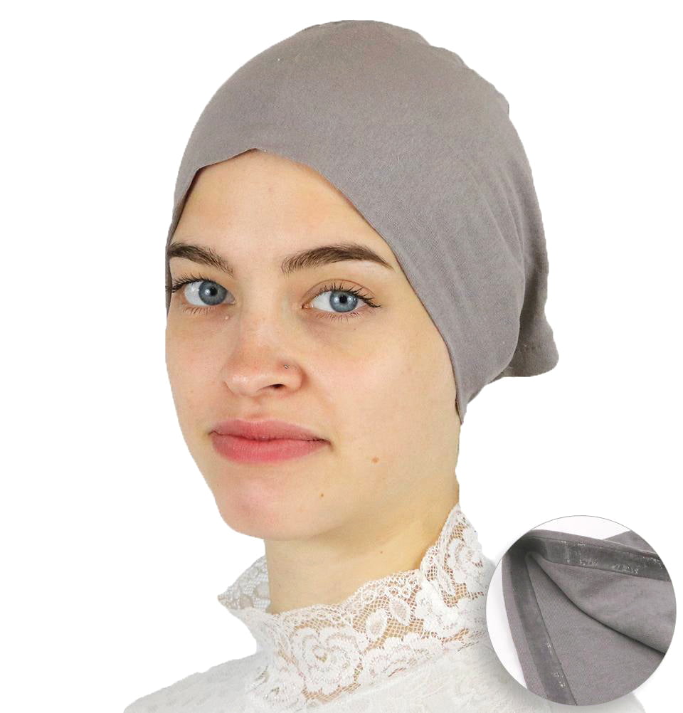Modefa Underscarf Grey Modefa Non-Slip Cotton Bonnet - Grey