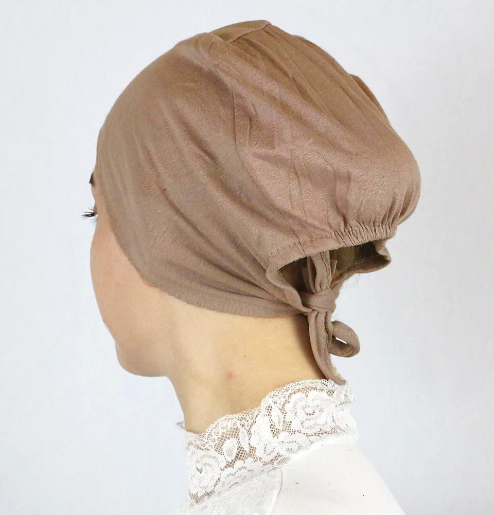Modefa Underscarf Mink Modefa Non-Slip Cotton Bonnet - Mink