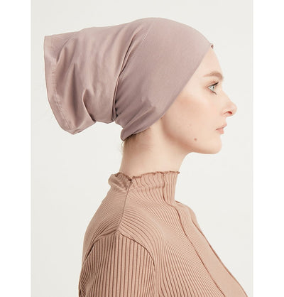 Modefa Underscarf Taupe Premium Cotton Tube Underscarf - Taupe
