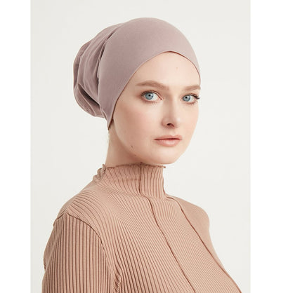 Modefa Underscarf Taupe Premium Cotton Tube Underscarf - Taupe