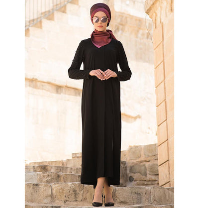 Abaci Dress Abaci Turkish Ferace Abaya F10705 - Modefa 