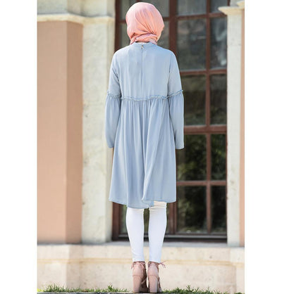 Abaci Tunic Abaci Modest Tunic TNK10956 Light Blue - Modefa 