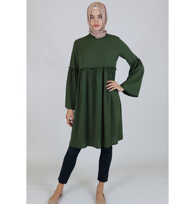 Abaci Tunic Abaci Modest Tunic TNK10956 Green - Modefa 