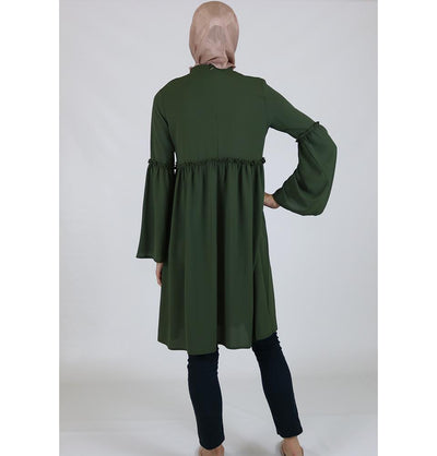 Abaci Tunic Abaci Modest Tunic TNK10956 Green - Modefa 