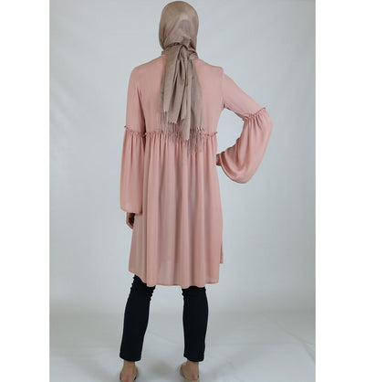 Abaci Tunic Abaci Modest Tunic TNK10956 Pink - Modefa 