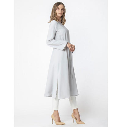 Abaci Modest Sequined Tunic 131622 Blue Gray
