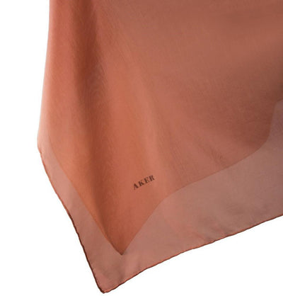 Aker Silk Cotton Square Solid Scarf #7071-462
