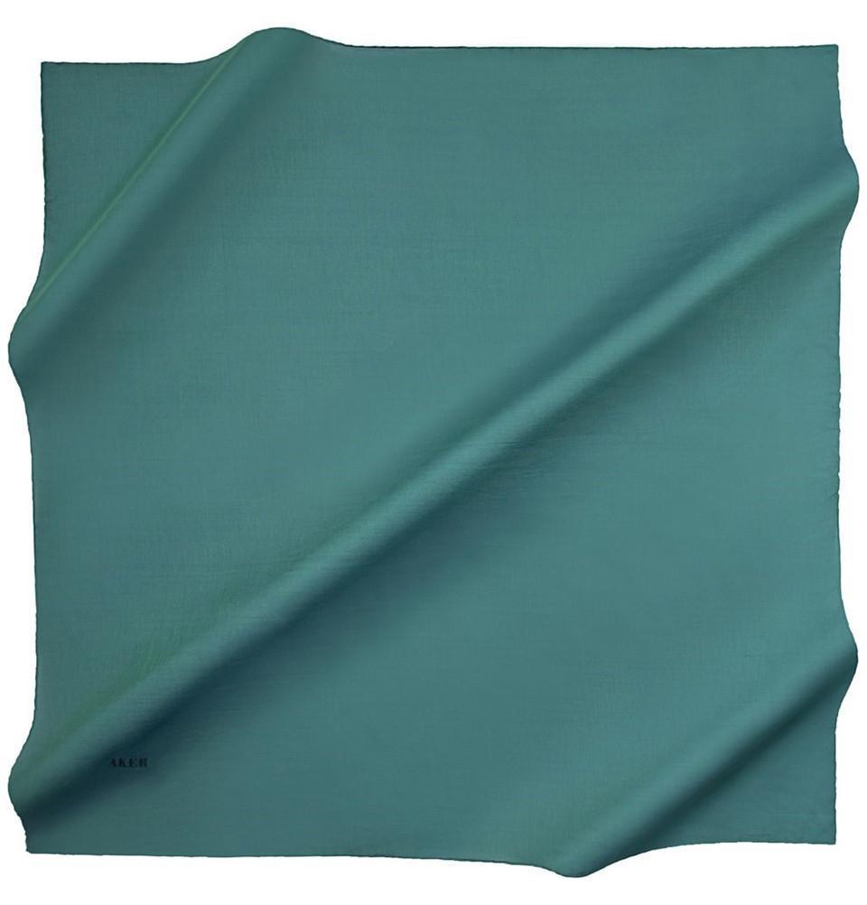 Aker Silk Cotton Square Solid Scarf #7071-451