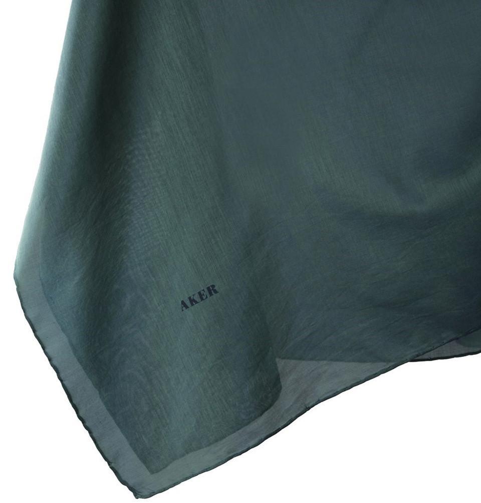 Aker Silk Cotton Square Solid Scarf #7071-451