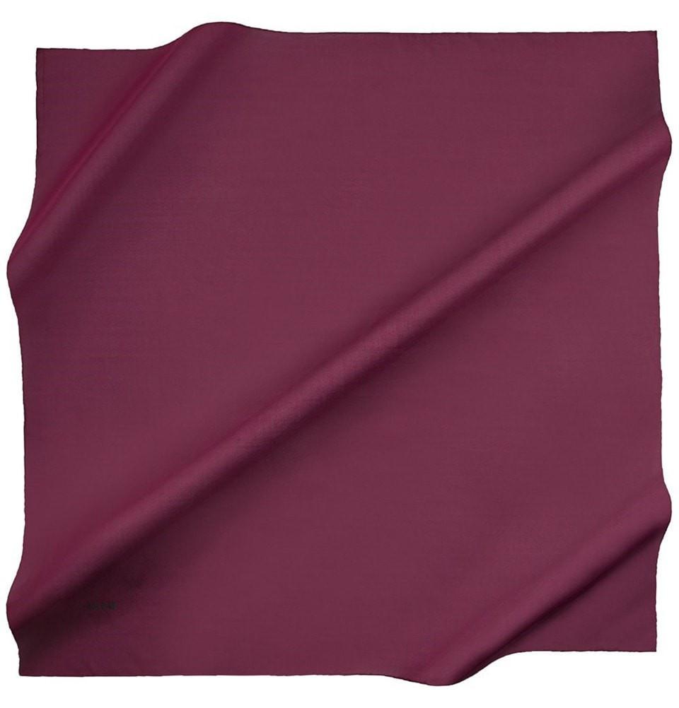 Aker Silk Cotton Square Solid Scarf #7071-495