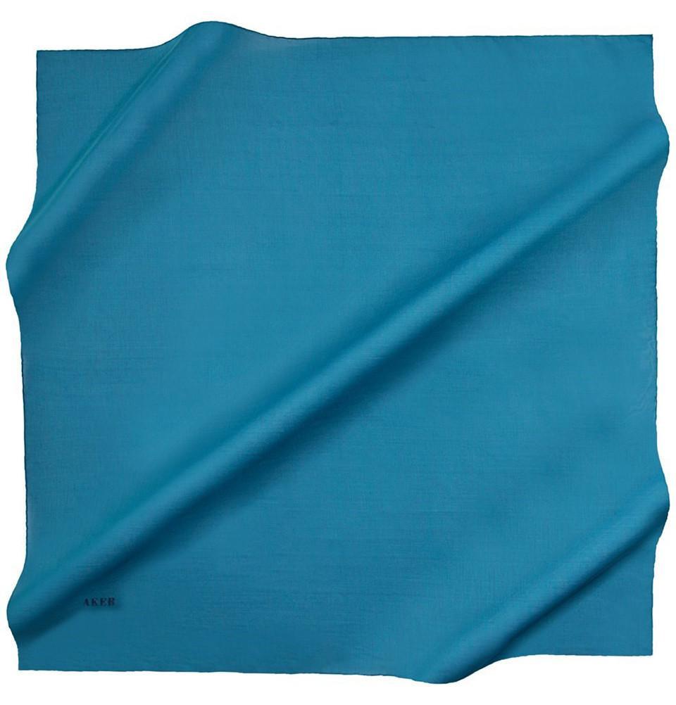 Aker Silk Cotton Square Solid Scarf #7071-422