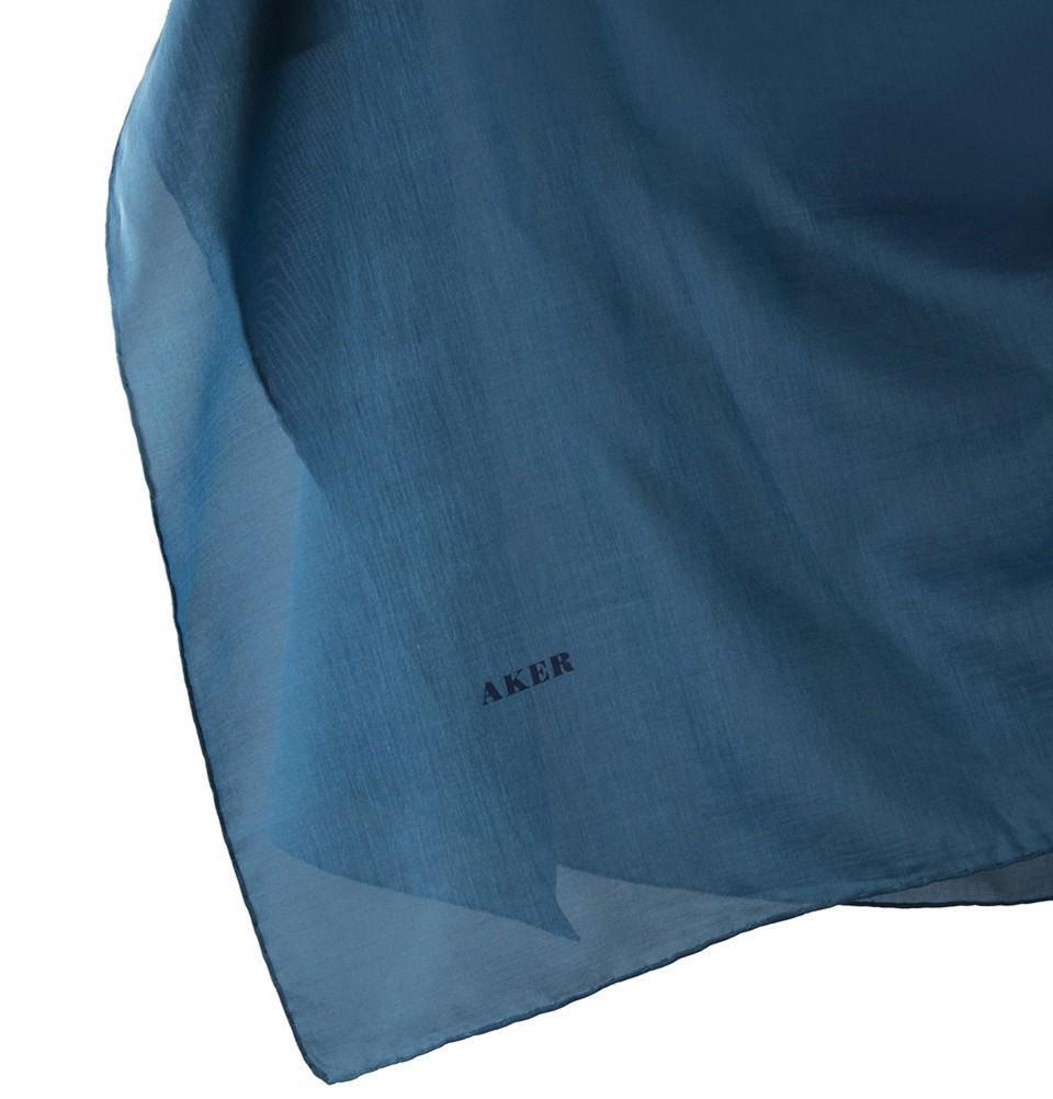 Aker Silk Cotton Square Solid Scarf #7071-422