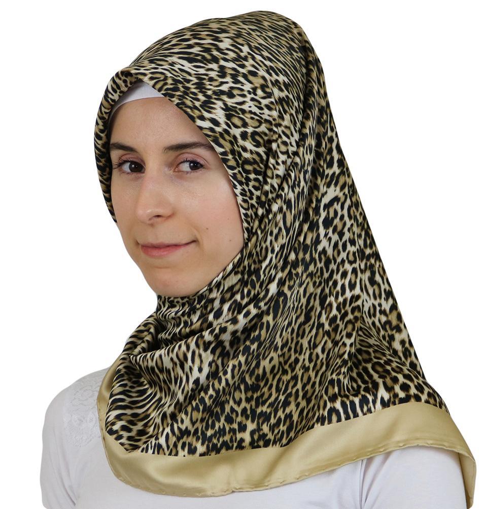 Aker Satin Square Hijab Scarf 5005 940 Beige
