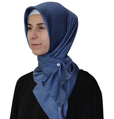 Aker scarf Aker Satin Square Hijab Scarf 6385 921 - Modefa 