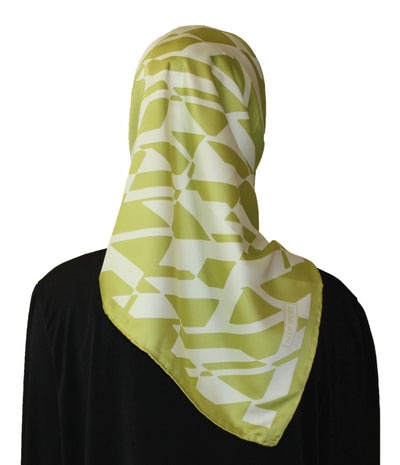 Aker scarf Aker Satin Square Hijab Scarf 6749 951 Bright Green - Modefa 