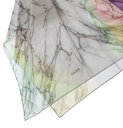 Aker Silk Cotton Square Hijab Scarf  7347-471