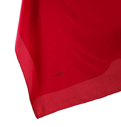 Aker Silk Cotton Square Solid Scarf #7071-441