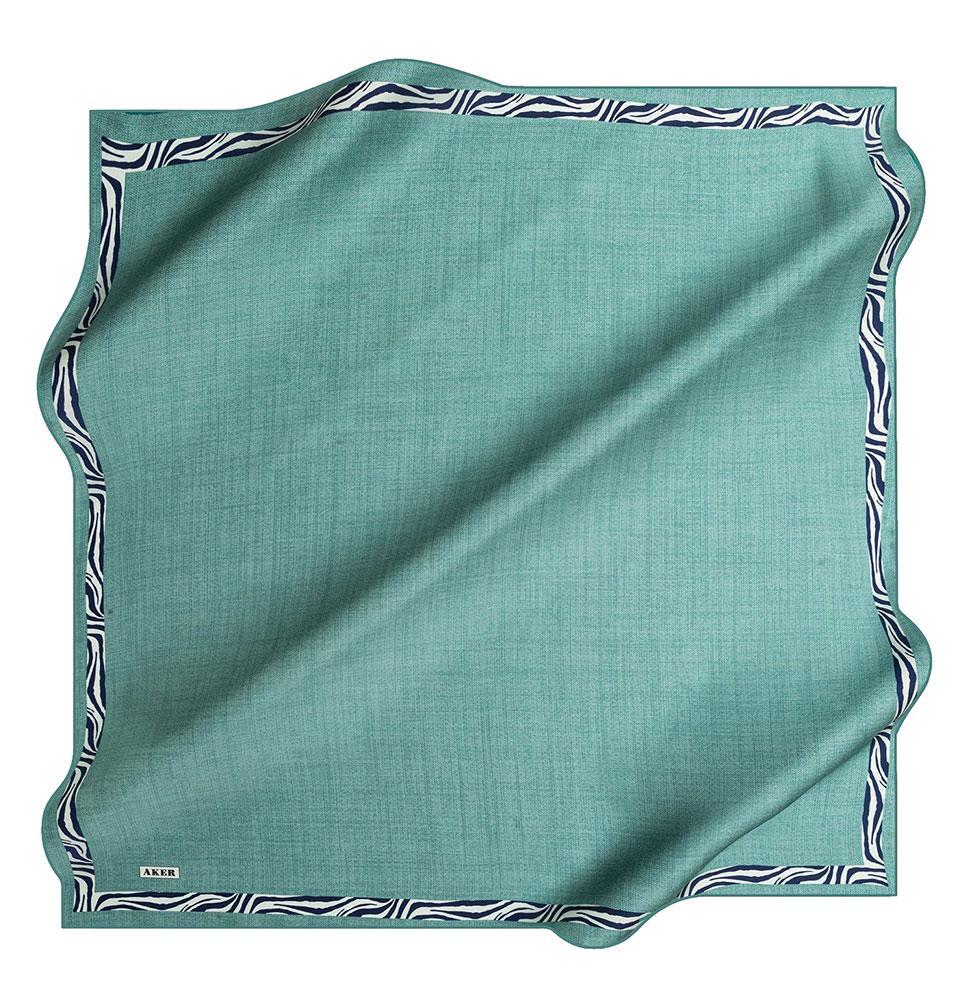 Aker Turkish Silk Hijab Spring/Summer 2019 #7786 Teal