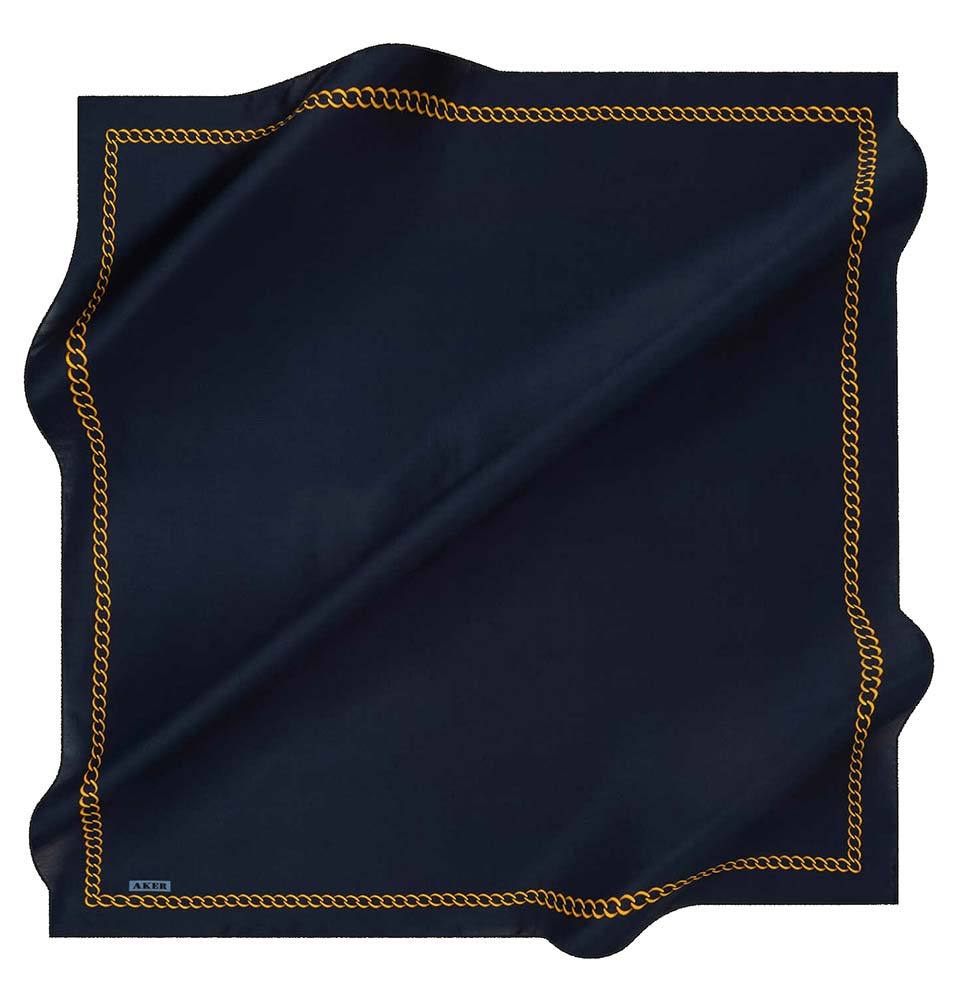 Aker Turkish Silk Hijab Spring/Summer 2020 #8109 Navy Blue