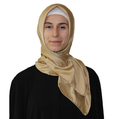 Aker scarf Aker Satin Square Hijab Scarf 6385 931 - Modefa 