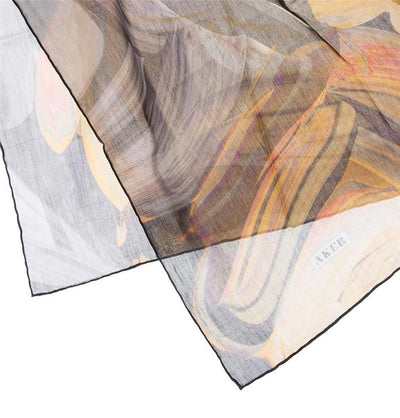 Aker Silk Cotton Square Hijab Scarf  7341-412