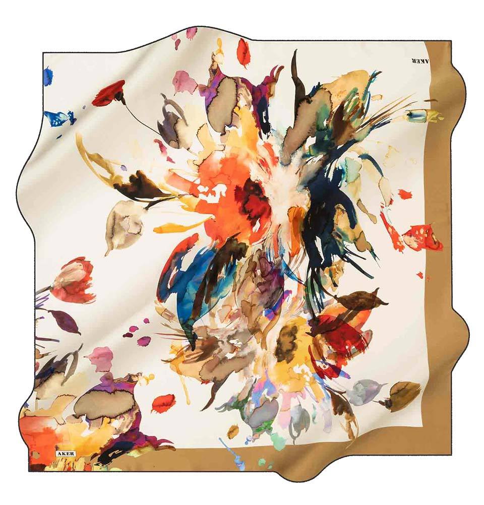Aker Turkish Silk Hijab Spring/Summer 2020 #7866-323