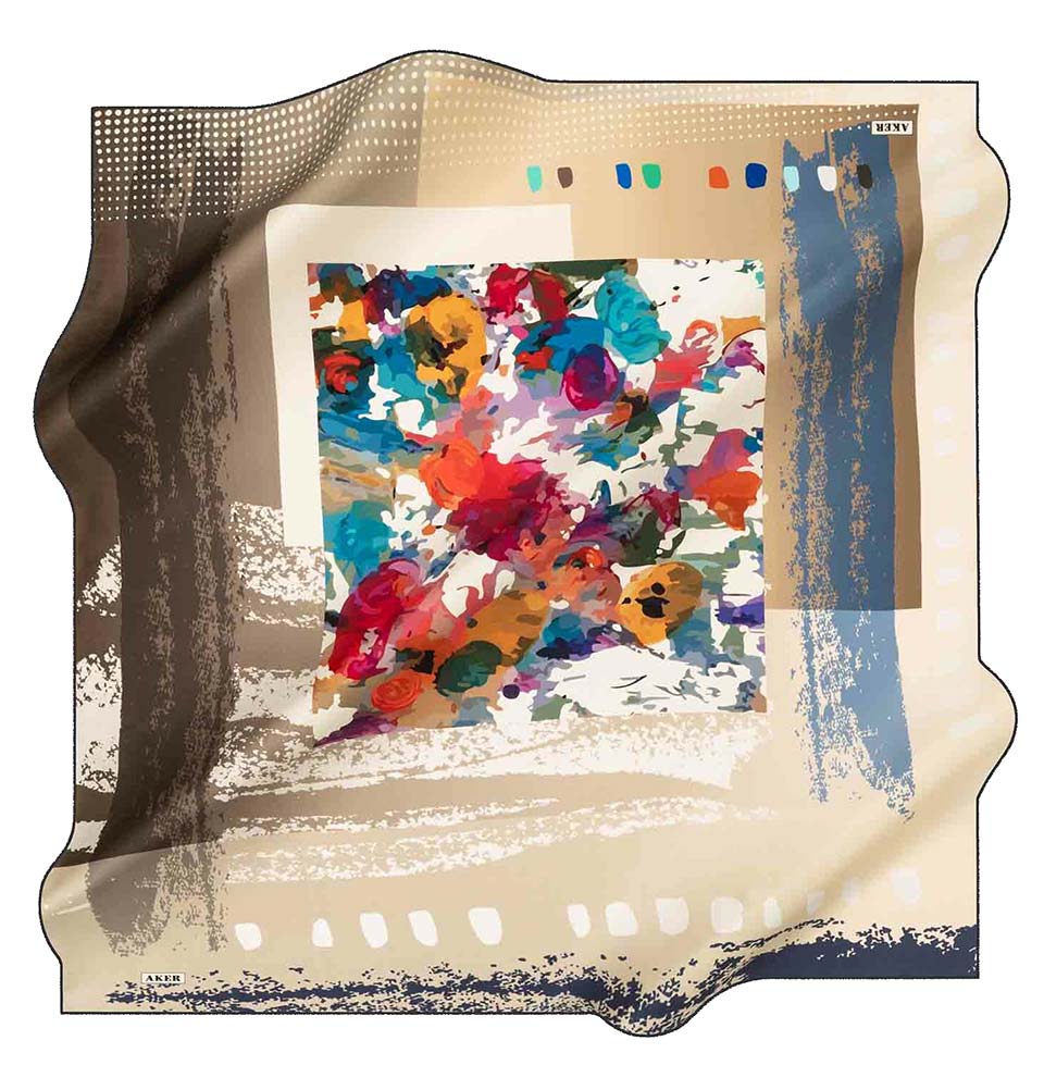 Aker Turkish Silk Hijab Spring/Summer 2020 #8015-321