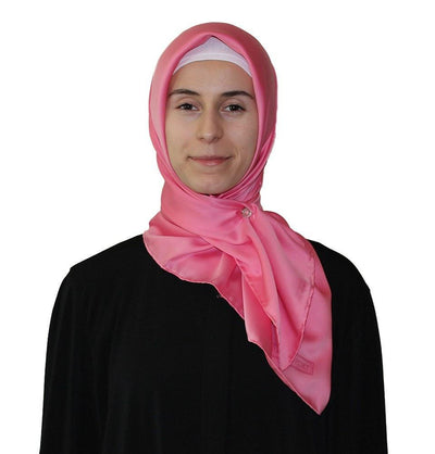 Aker scarf Aker Satin Square Hijab Scarf 6385 991 - Modefa 