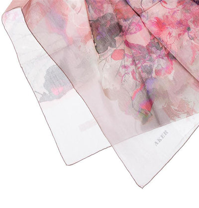 Aker Silk Cotton Square Hijab Scarf  7301-491