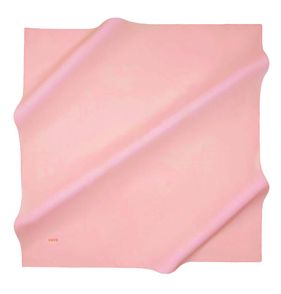 Aker Silk Cotton Square Solid Scarf #7071-497