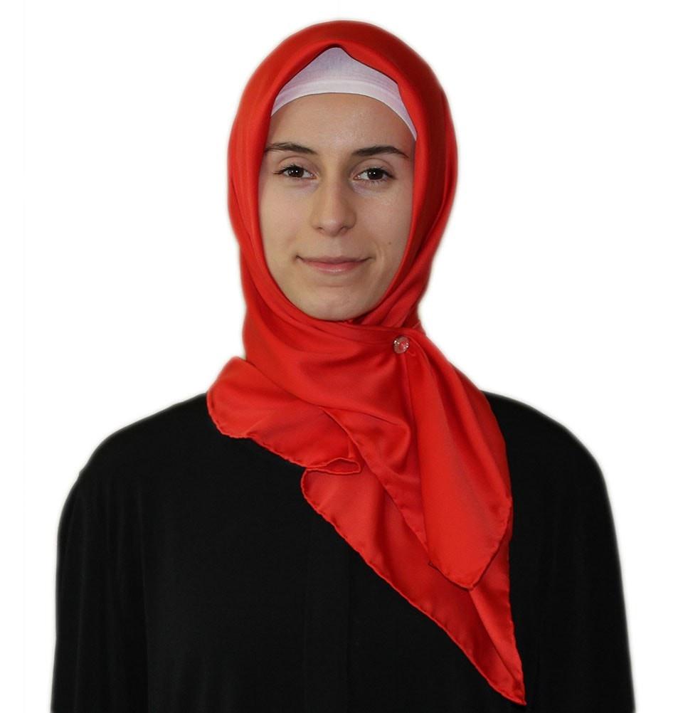 Aker scarf Aker Satin Square Hijab Scarf 6385 941 - Modefa 