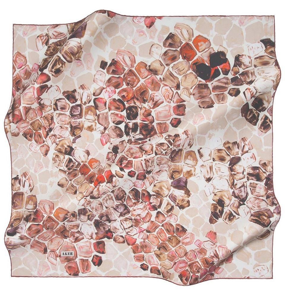 Aker Silk Cotton Square Hijab Scarf  7295-441