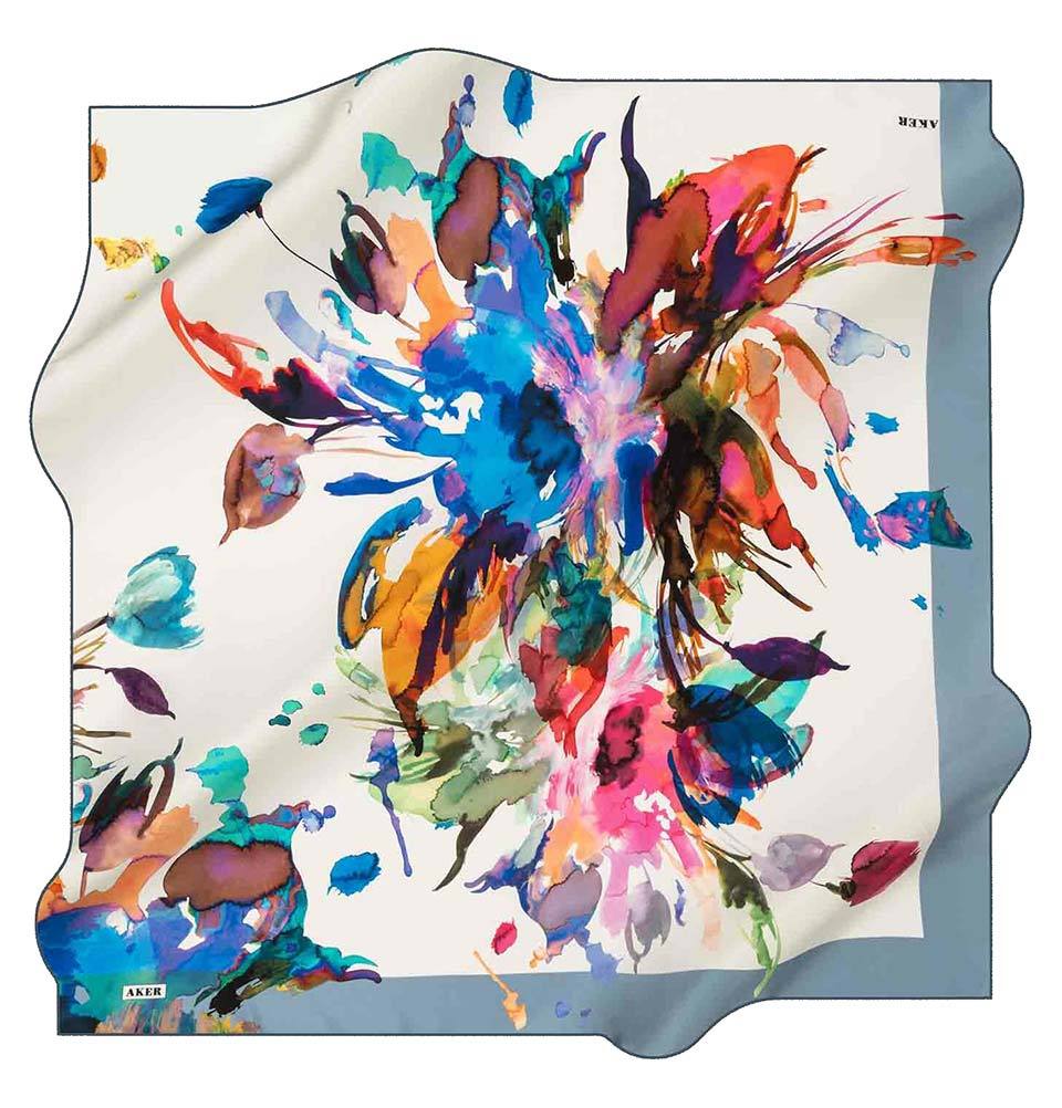 Aker Turkish Silk Hijab Spring/Summer 2020 #7866-322