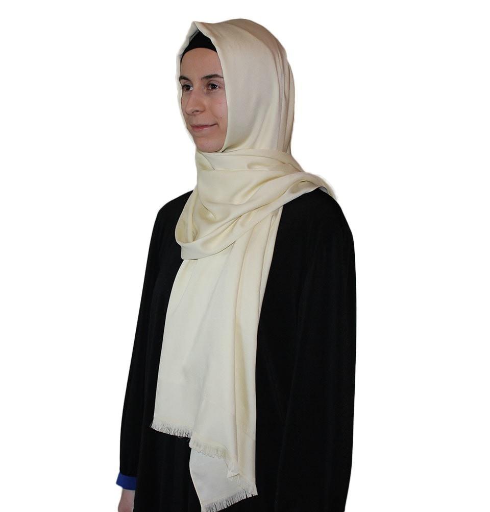 Aker Shawl Aker Solid Shawl 1002SLK-912 Ivory - Modefa 