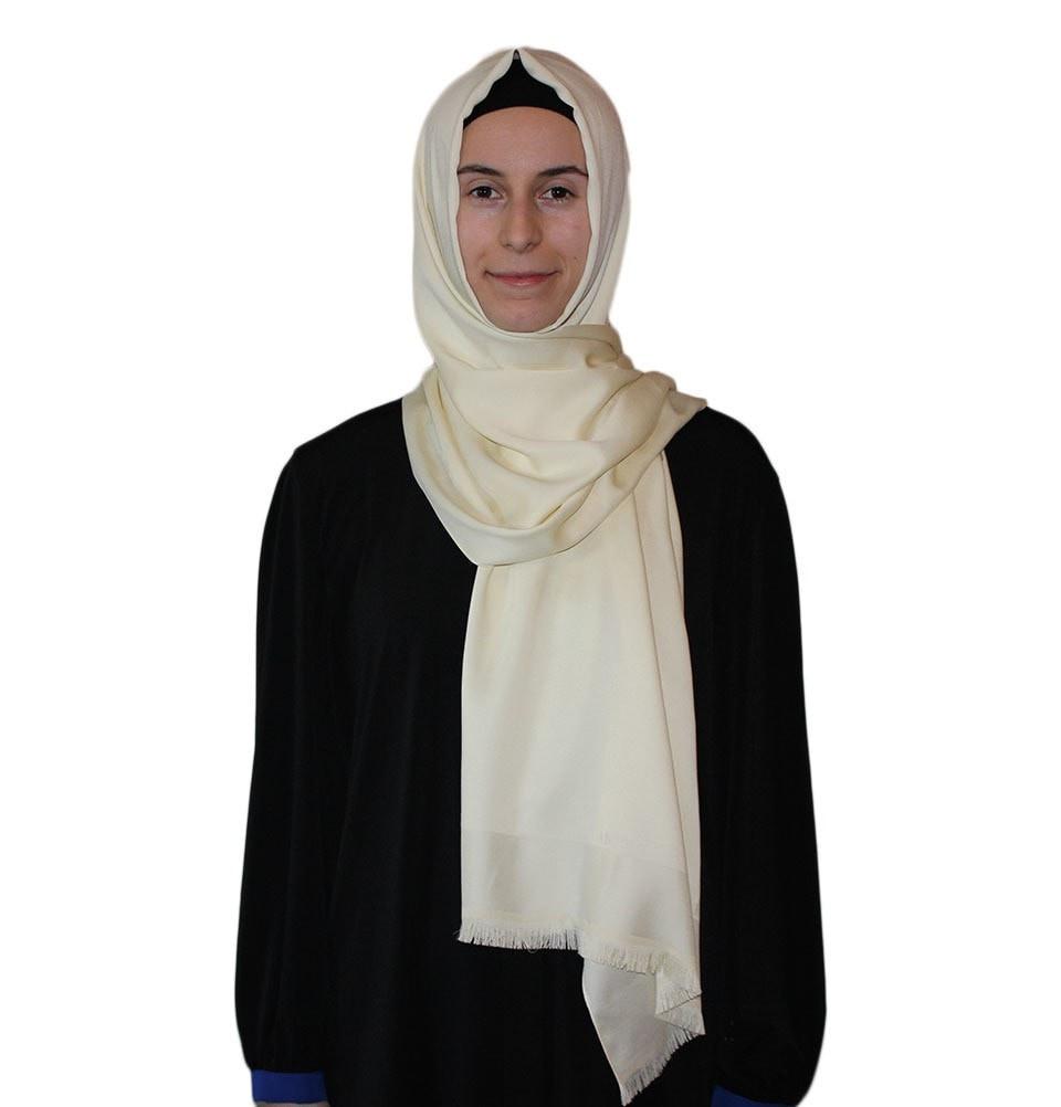 Aker Shawl Aker Solid Shawl 1002SLK-912 Ivory - Modefa 